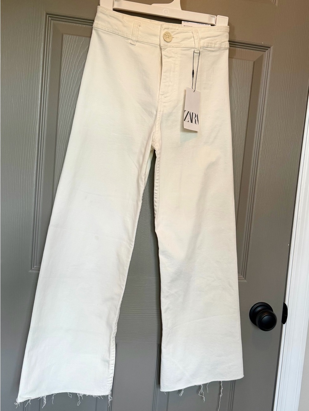 Zara White Marine Pant — Kids 11-12